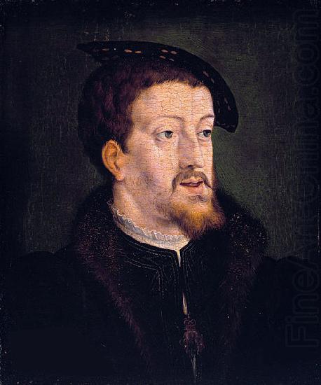 Jan Cornelisz Vermeyen Portrait of Charles V (1500-58), emperor of the Holy Roman Empire china oil painting image
